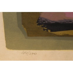Engraving entitled ‘Still Life’, signed V. I. DE GRANDI