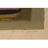Engraving entitled ‘Still Life’, signed V. I. DE GRANDI