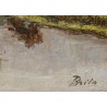 Tableau \"Le Rhône\" signé BRILO