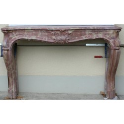 Red Regency fireplace. at  Moinat SA  - Antiques and home décor