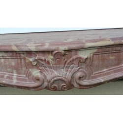 Red Regency fireplace. at  Moinat SA  - Antiques and home décor