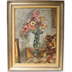 Tableau \"Bouquet de fleurs\" signé