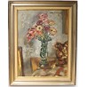 Tableau \"Bouquet de fleurs\" signé