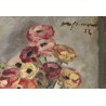 Tableau \"Bouquet de fleurs\" signé