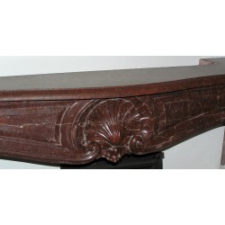  Cheminée Napoléon III, rouge. sur  Moinat SA  - Antiquités décoration