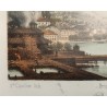 Gravure "Rolle - lac de Genève"  sur Moinat SA  - Antiquités décoration -  Gravures, Lithos
