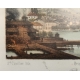 Gravure "Rolle - lac de Genève"