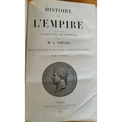 Livre \"Histoire de l\'Empire\" 4 Tomes