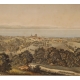 Gravure panoramique "Lausanne" par WEGELIN