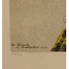 Engraving entitled ‘Moineau friquet’, signed RIME