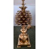  Lampe "Pomme de pin" en bronze de sur  Moinat SA  - Antiquités décoration