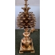 Lampe "Pomme de pin" en bronze