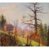 Tableau \"Chemin de montagnes\" signé C. PARISOD 24