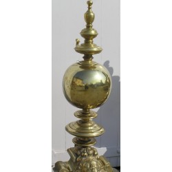  Paire de chenets Baroque. sur  Moinat SA  - Antiquités décoration
