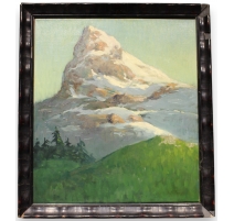 Tableau "St-Bernard" signé A. ZARDO