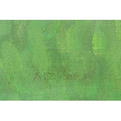 Tableau \"St-Bernard\" signé A. ZARDO
