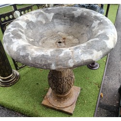 Stone bird bath