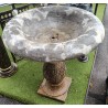 Stone bird bath