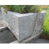 Rectangular water trough made of Jura stone