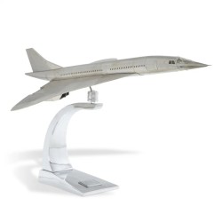 Modèle d\'avion Concorde en aluminium