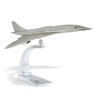 Modèle d'avion Concorde en aluminium
