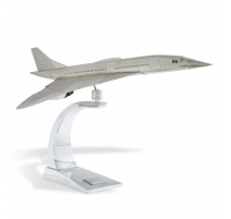 Modèle d'avion Concorde en aluminium