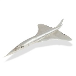 Modèle d'avion Concorde en aluminium