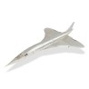 Modèle d'avion Concorde en aluminium