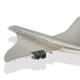 Modèle d'avion Concorde en aluminium
