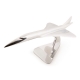 Modèle d'avion "Concorde" en aluminium