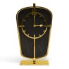 Gold Art Deco-style desk clock