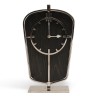 Silver Art Deco-style desk clock