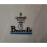 Assiette plate en porcelaine