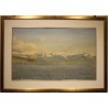 Aquarelle "Lac Léman" signé R ZAHND