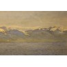 Aquarelle "Lac Léman" signé R ZAHND