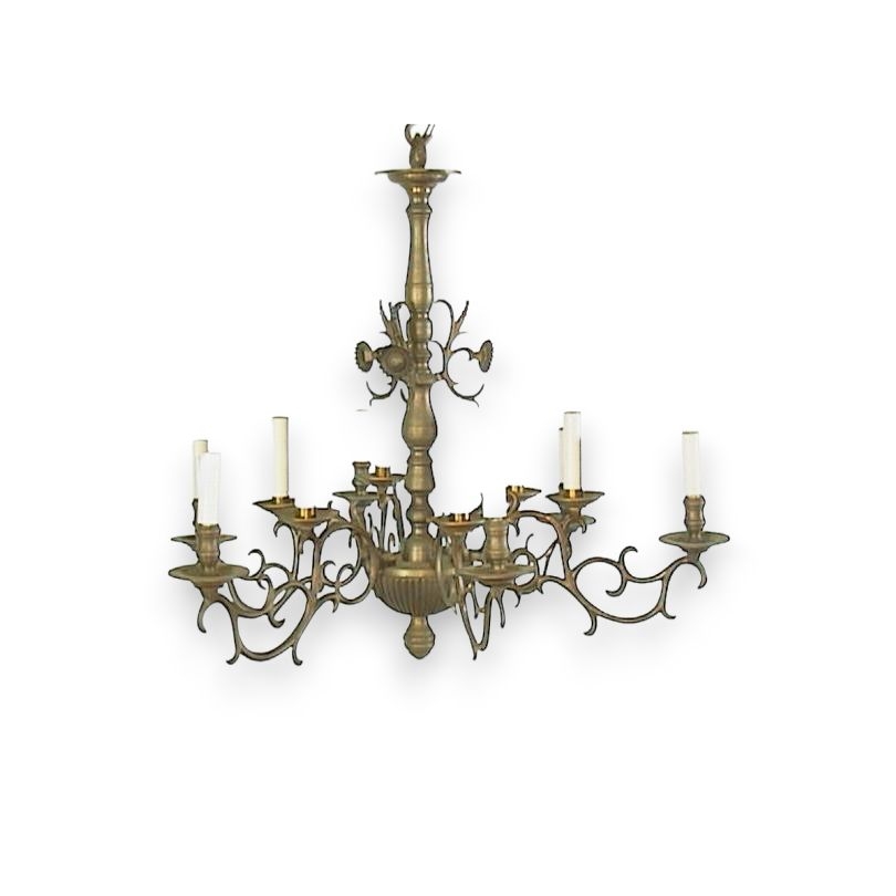Lustre hollandais à 12 lumières