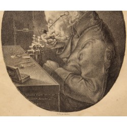 Engraving of ‘Mr Perrelet’ by GIRARDET