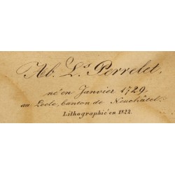 Engraving of ‘Mr Perrelet’ by GIRARDET