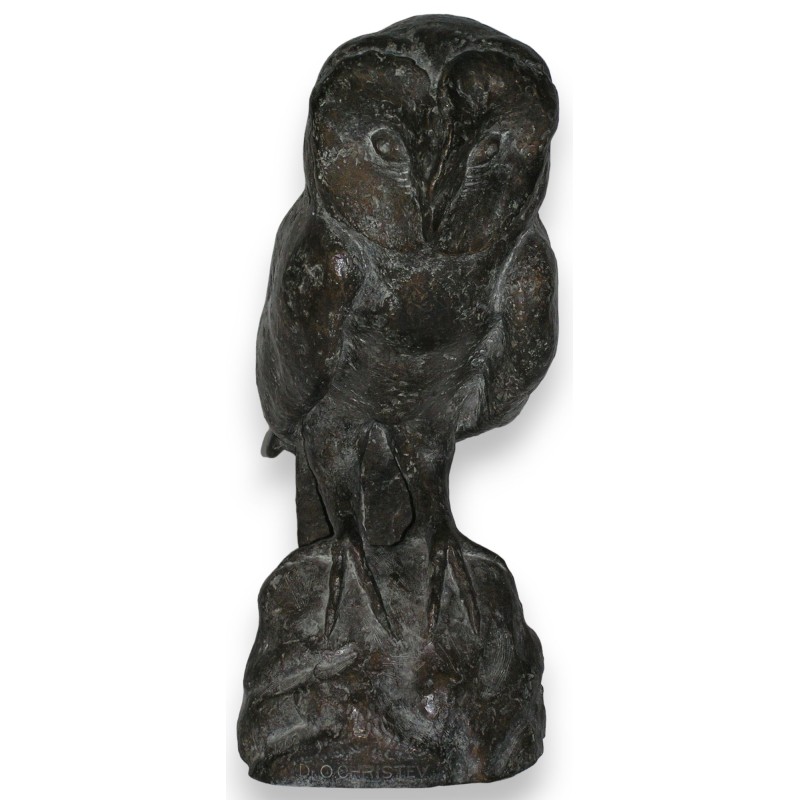 Bronze \"Chouette\" signé CHRISTEV.