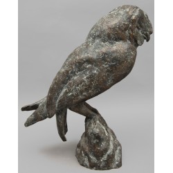 Bronze \"Chouette\" signé CHRISTEV.