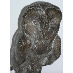 Bronze \"Chouette\" signé CHRISTEV.