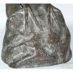 Bronze \"Chouette\" signé CHRISTEV.