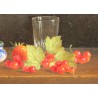 Tableau \"Groseilles et Fraises\" signé DANEÏS