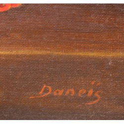 Tableau \"Groseilles et Fraises\" signé DANEÏS