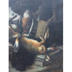 Tableau \"Nature morte au lièvre\"