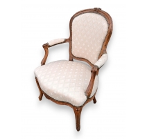 Fauteuil Louis XV cabriolet