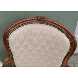 Fauteuil Louis XV cabriolet