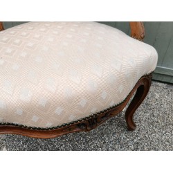 Fauteuil Louis XV cabriolet