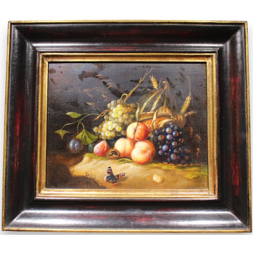 Tableau "Nature morte" signés I. CALZOLARI