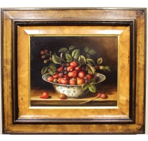Tableau "Nature morte" signés I. CALZOLARI